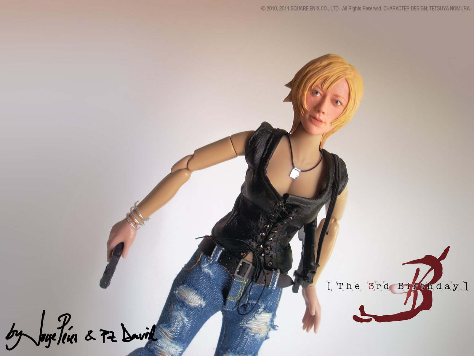 Realistic portrait of aya brea from parasite eve