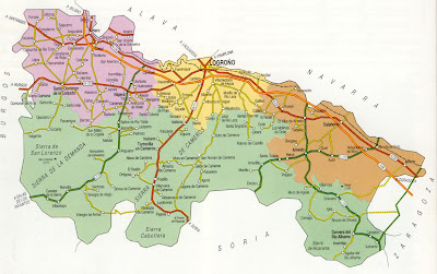 La Rioja Carte de la ville