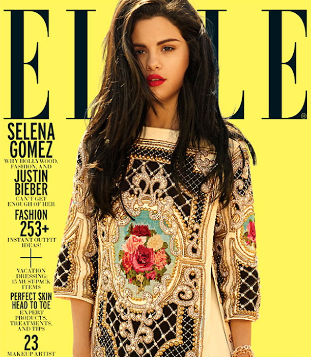 Selena Gomez Covers July 2012 Elle Magazine