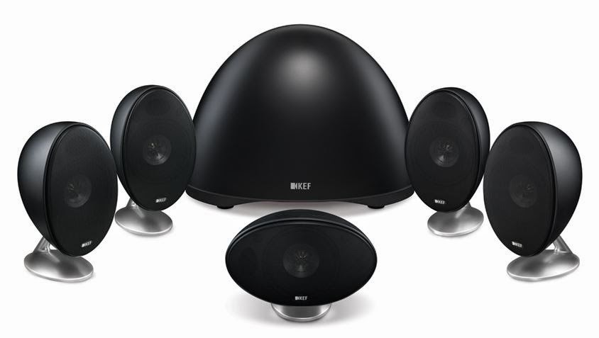 Kef E305 Egg shaped speaker system