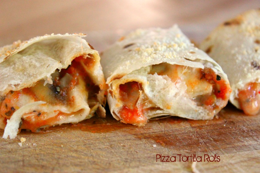 Comfy Cuisine Home Recipes from Family & Friends Pizza Tortilla Rolls