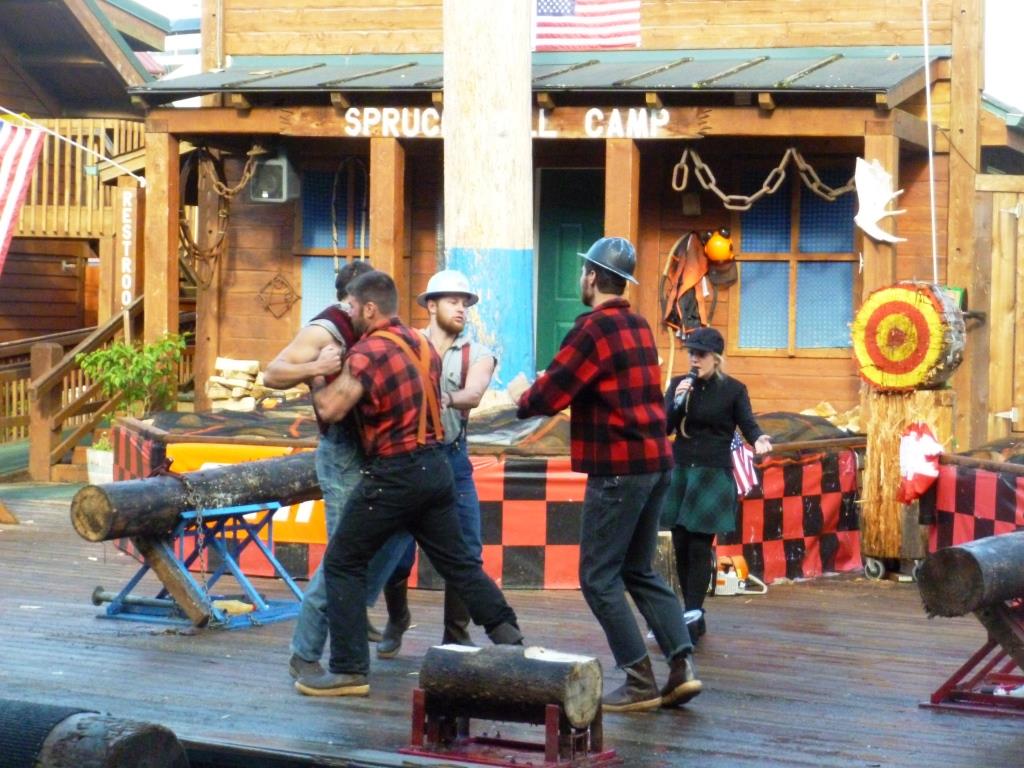Pacific NW Travels and Tails Great Alaskan Lumberjack Show Ketchikan, AK
