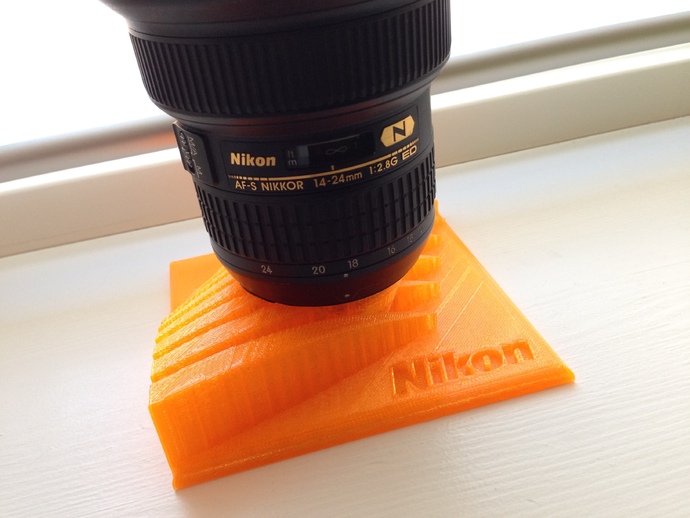 DIY 3D Printing 3d printed SLR lens display stand