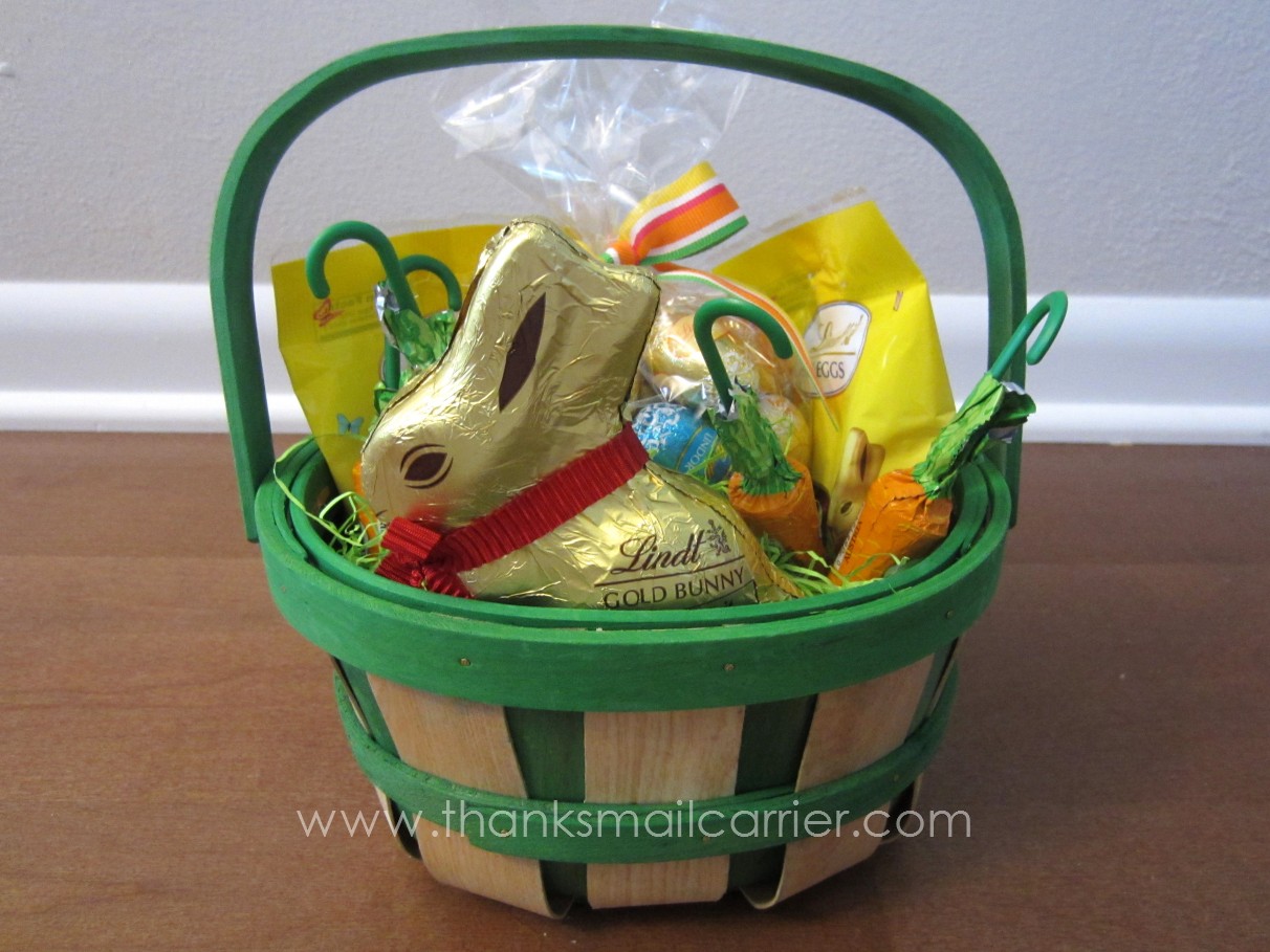 Thanks, Mail Carrier Celebrate Easter with Lindt {Hoppy Easter Basket