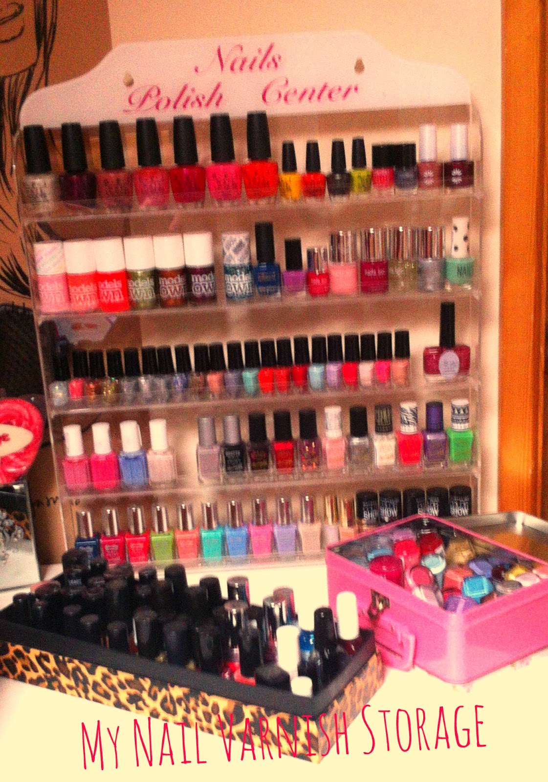 My Nail Varnish Storage.