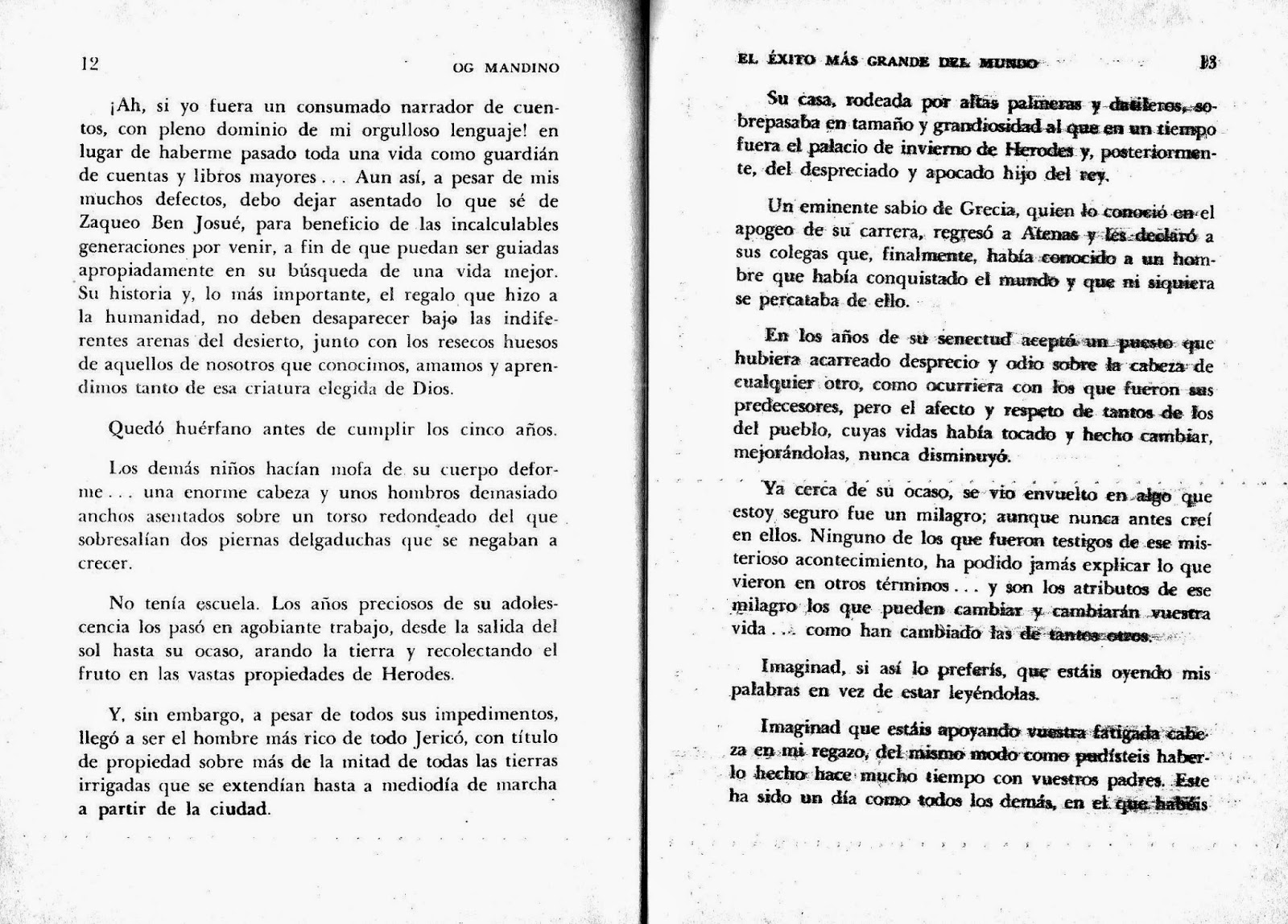 Mis Libros Digitales Pdf Og Mandino El Exito Mas Grande Del Mundo