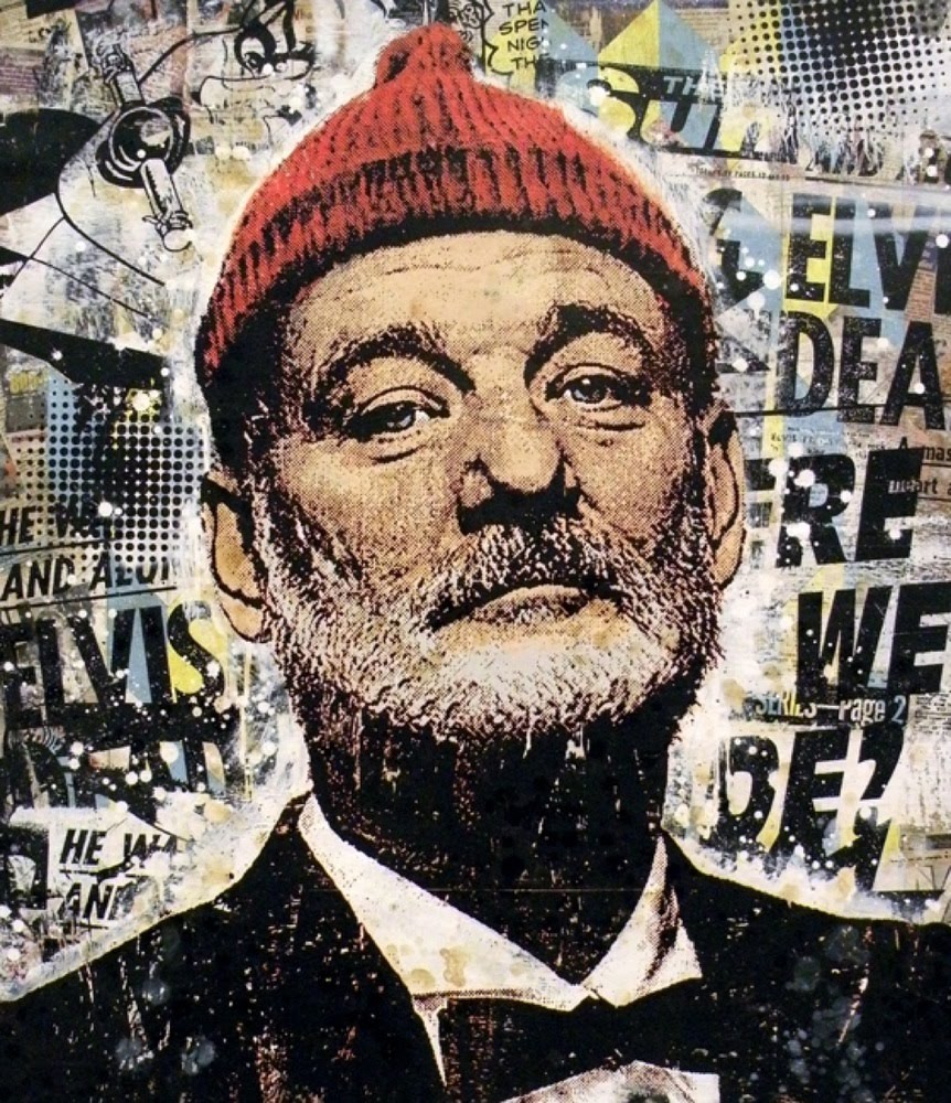 bill murray print inside the rock poster frame blog greg gossel zissou art bill murray print inside the rock poster frame blog greg gossel zissou art