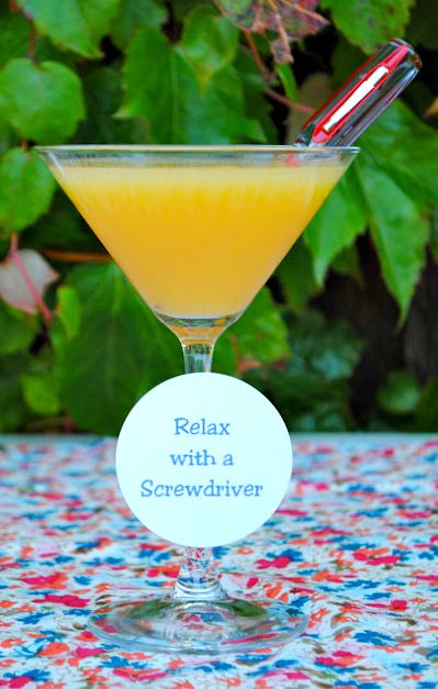 How to serve a Screwdriver Cocktail | www.jacolynmurphy.com