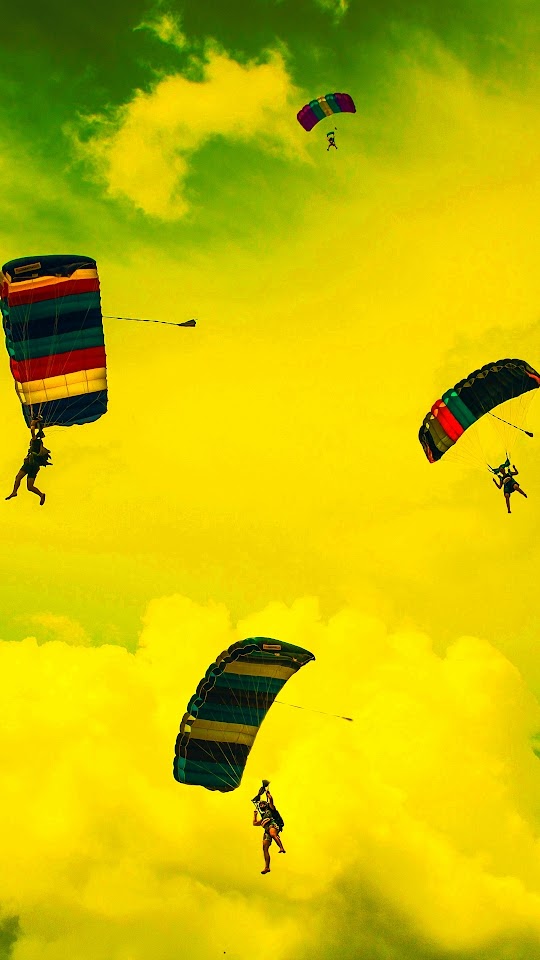 Skydive Parachuting Android Wallpaper