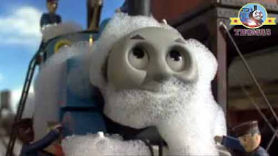 At the Sodor engine wash down center Thomas tank engine was soon covered in soapy bath bubbles