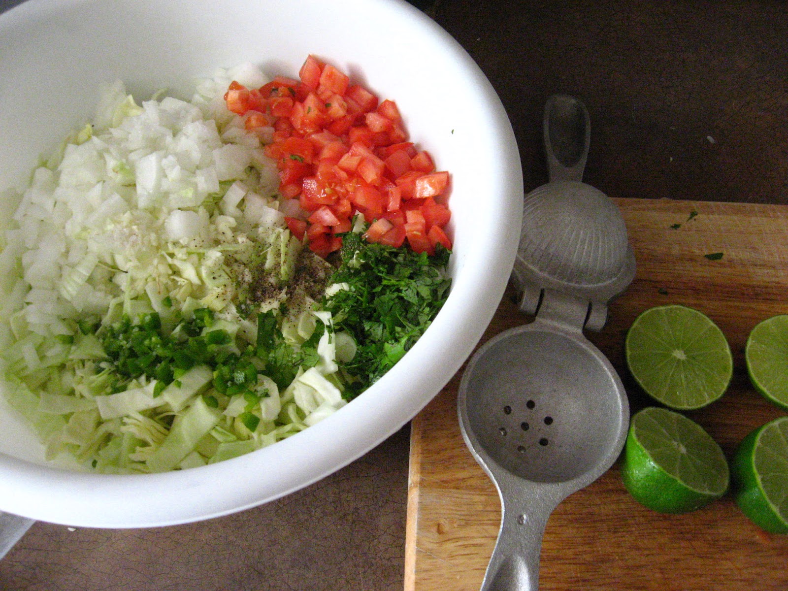 Dual Domestication Cabbage Salsa