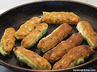 Quark, Leek and Potato Fritters with Apple Carrot Slaw 3