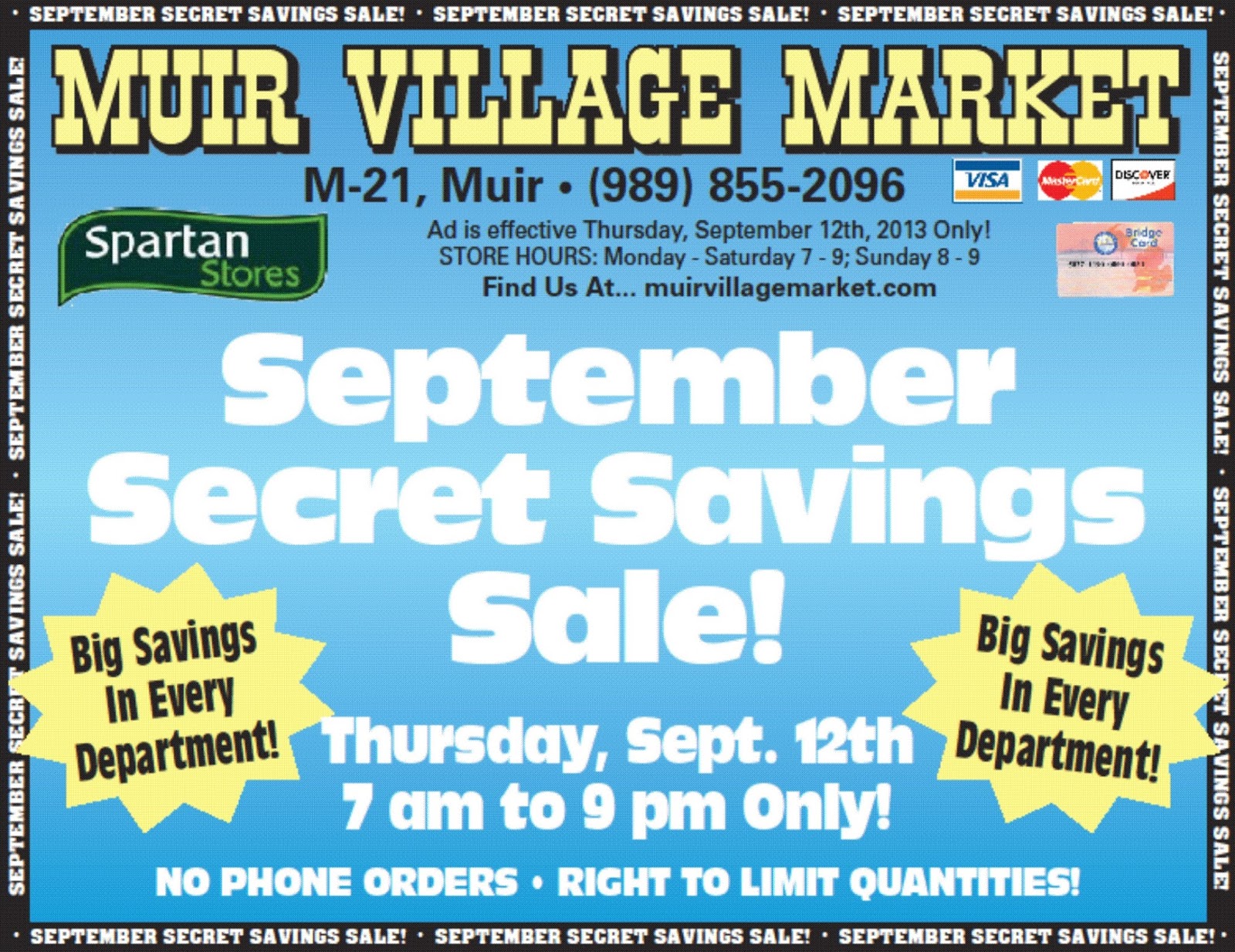 Muir Village Market What's on Sale this Week?