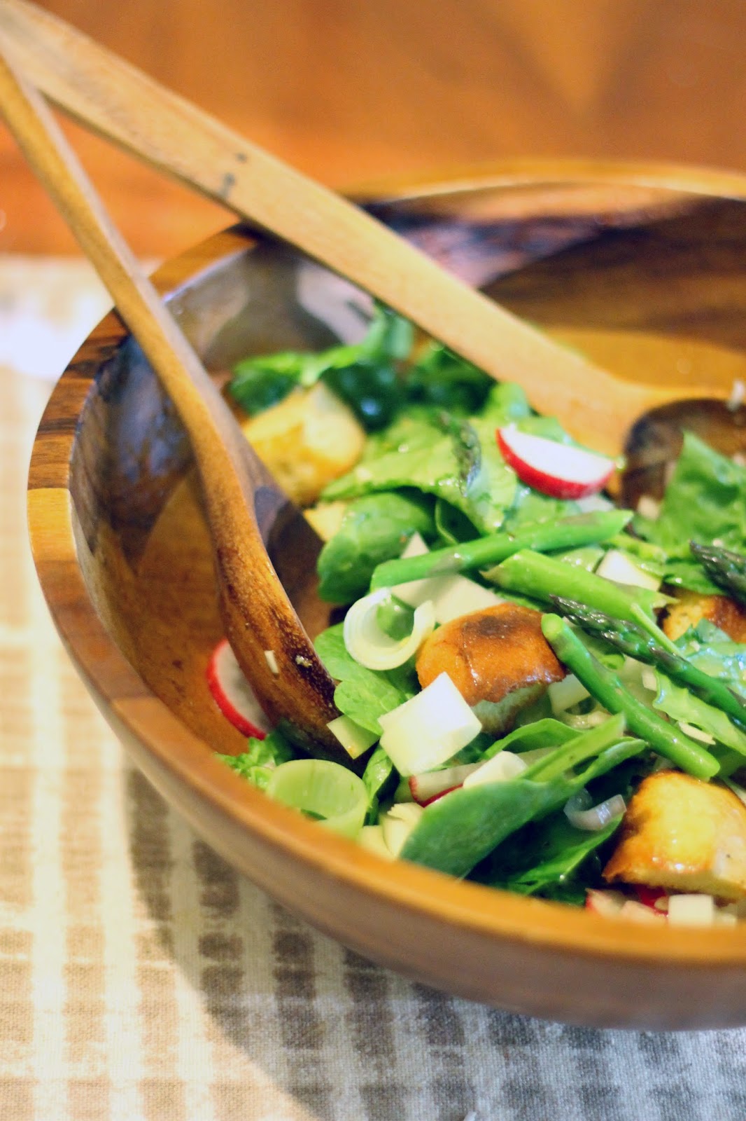 Elements Of Katie In The Kitchen Spring Panzanella Salad