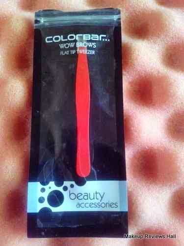 Colorbar Wow Brows Flat Tip Tweezer Review