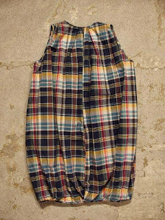 FWK by Engineered Garments Tuck Dress Madras Plaid Spring/Summer 2015 SUNRISE MARKET