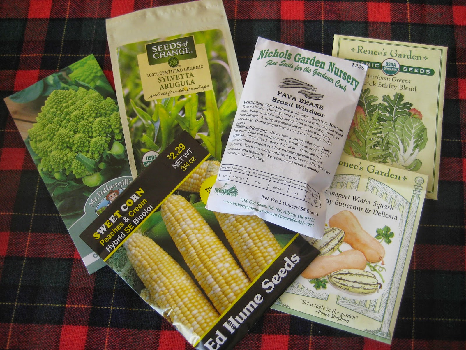 Sources for vegetable seeds Susan's in the Garden