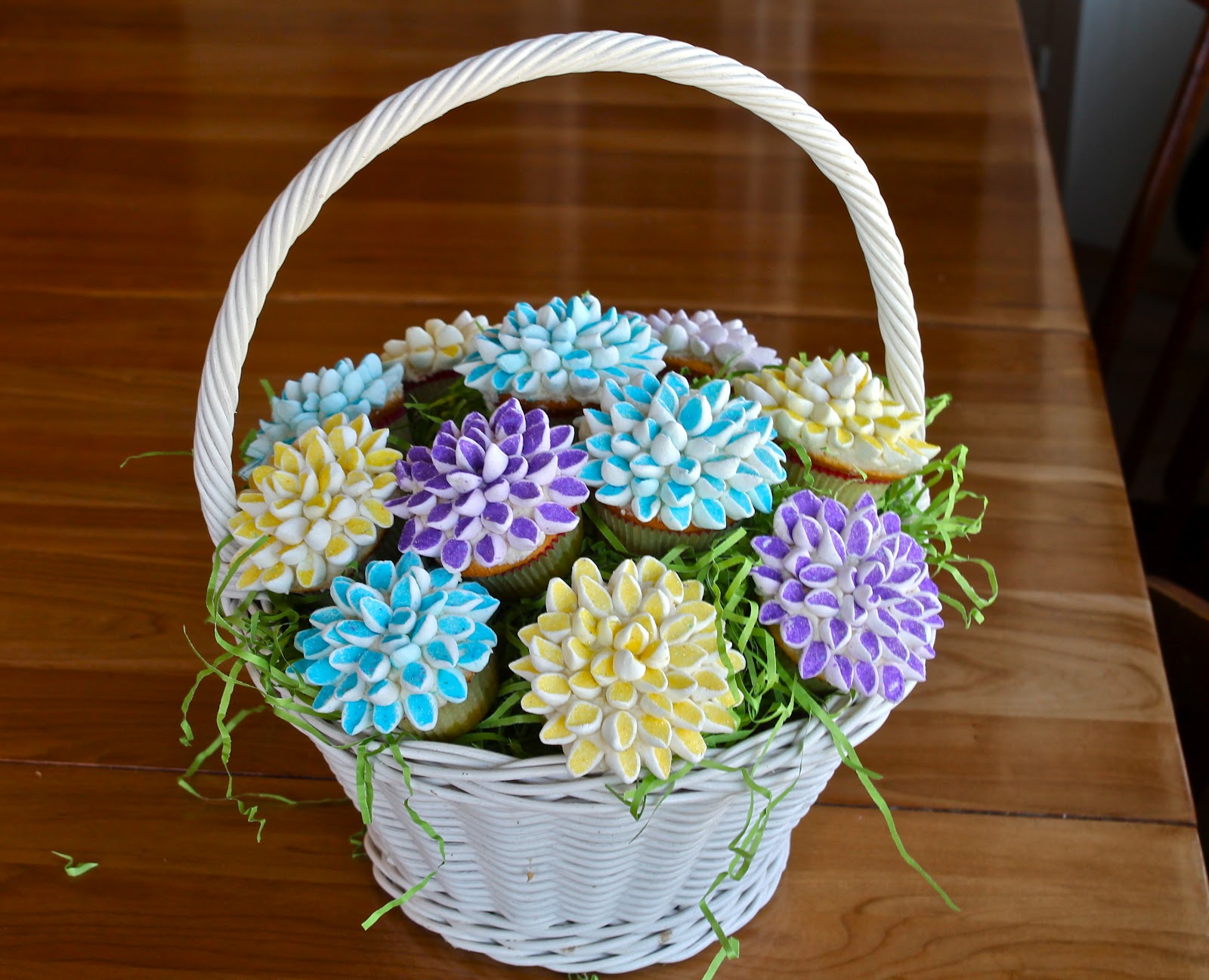 Yammie's Noshery Marshmallow Flower Cupcakes
