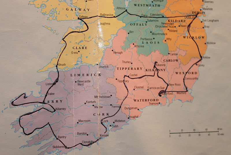 Road Map Of Ireland 2009