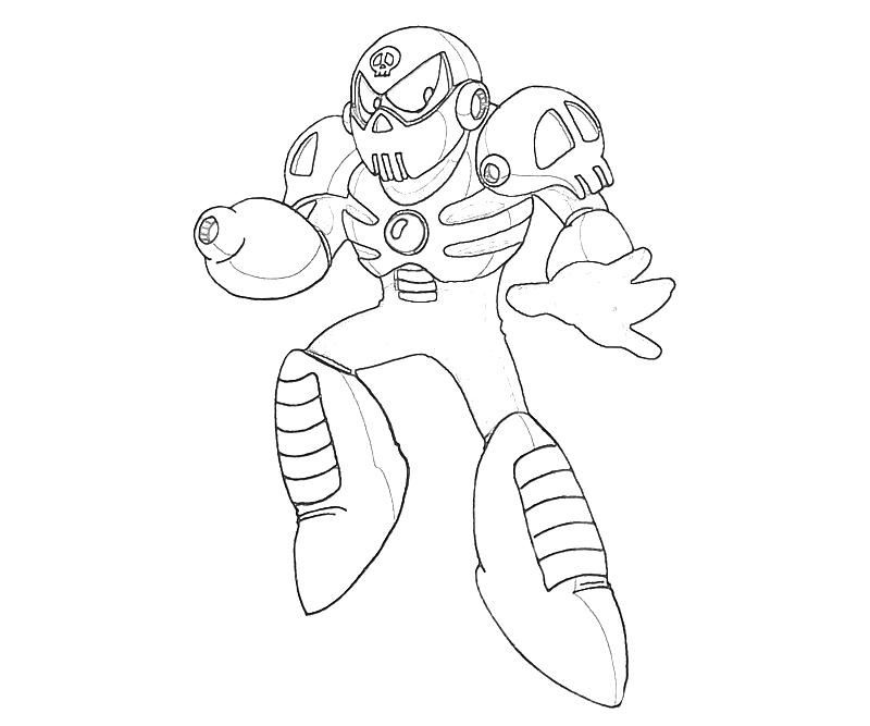 Printable Skull Man Character Coloring Pages printable-skull-man-character-coloring-pages