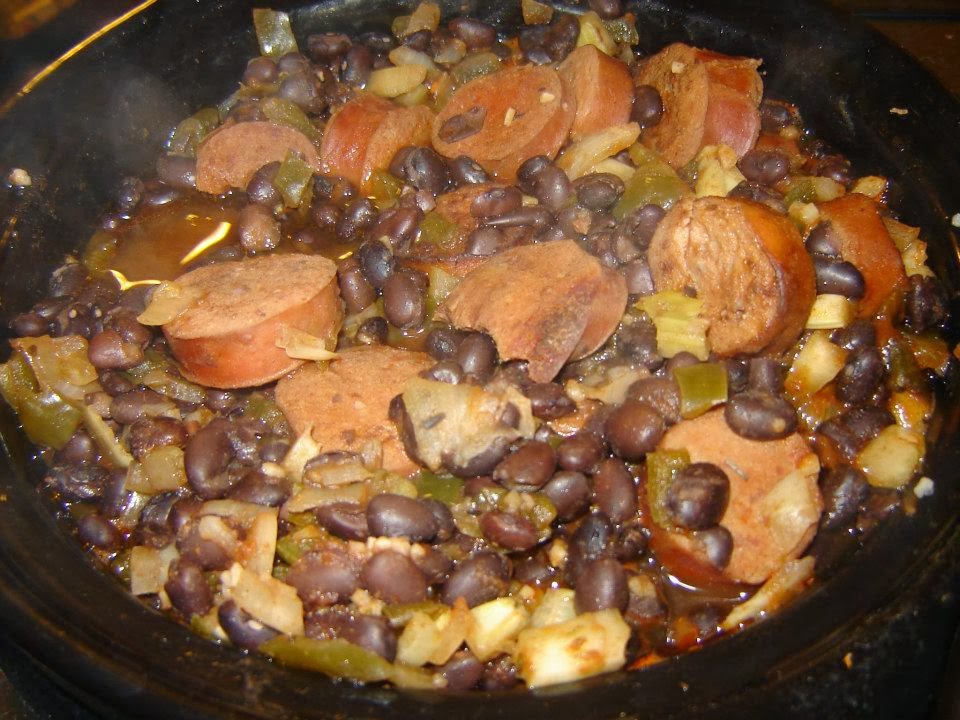 Tales From A Middle Class Kitchen Slow Cooker Black Bean and Sausage Stew