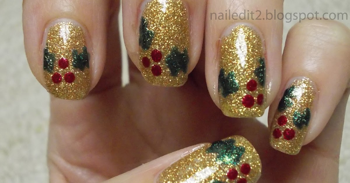 Never Gonna Give You Up Holly nails