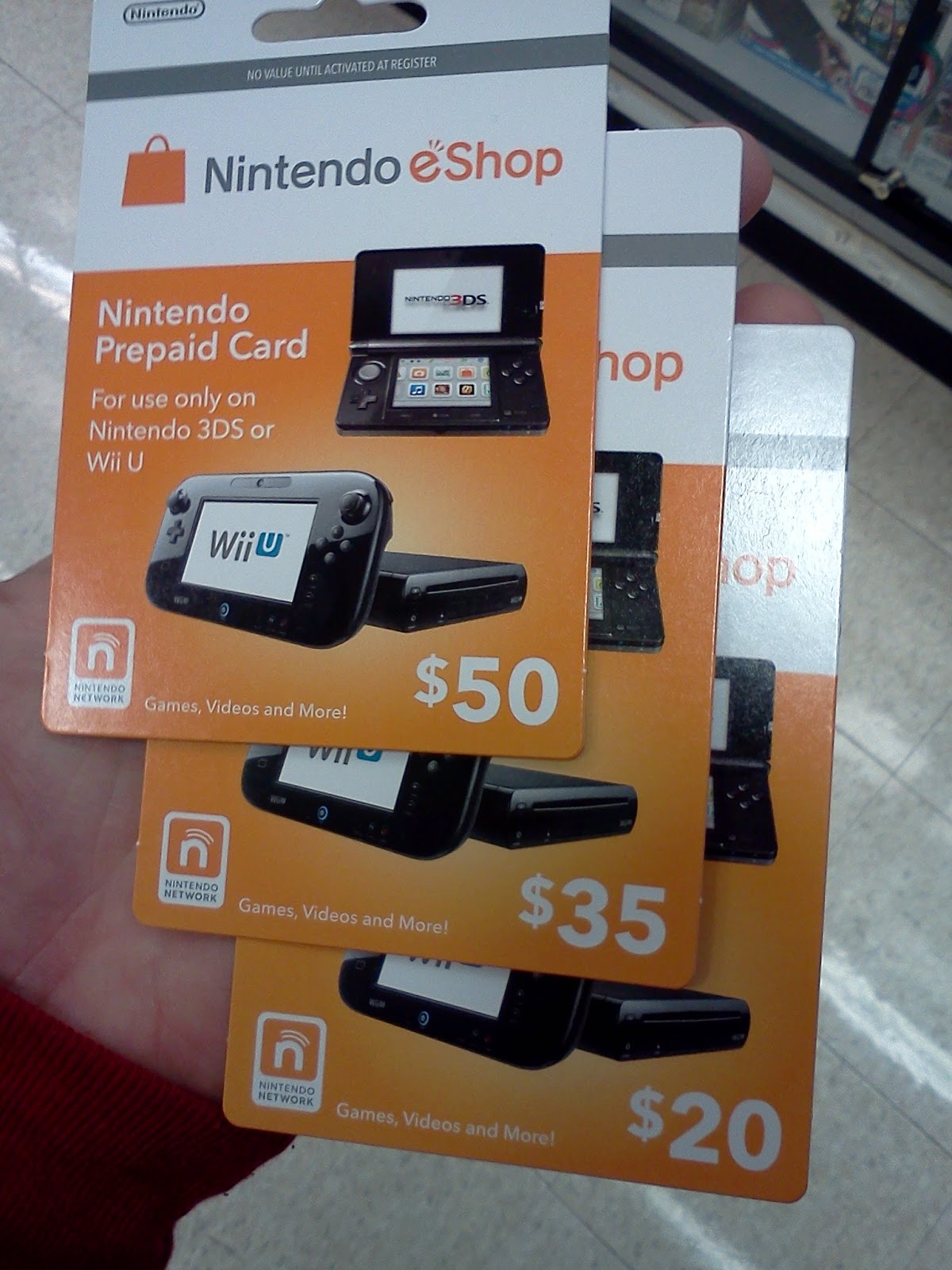 Peanut Butter and Awesome New Nintendo Network Cards