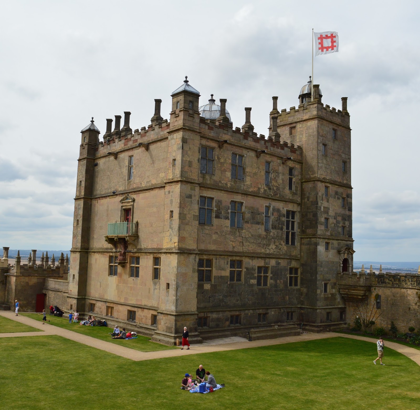 Bolsover Castle a convenient place to stop near the M1 in Derbyshire
