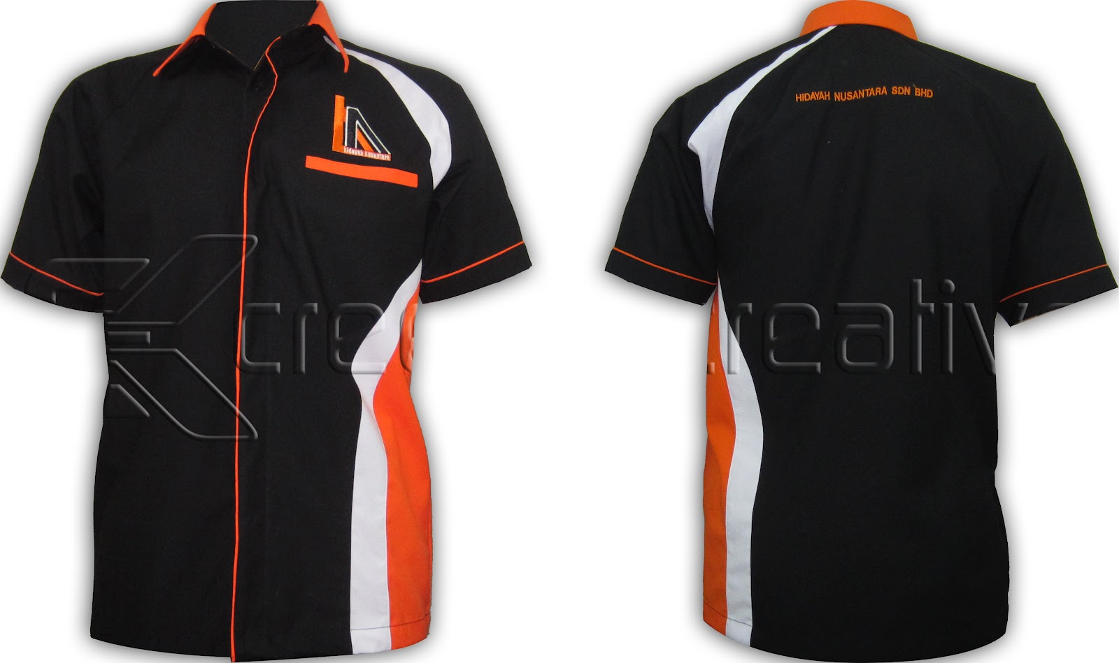 Corporate Shirt Hidayah Nusantara Sdn Bhd Free F1 Shirt Mockup