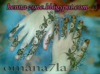 صور نقش حناء ناعم جدا في اليدين Henna-zone+527