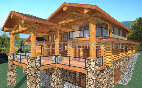 Log Home Info Floor Plan Sample Under 2000 Sq Ft The Sun Peak - Open Log Home Floor Plans Log Home Info Floor Plan Sample Under 2000 Sq Ft The Sun Peak - Open Log Home Floor Plans