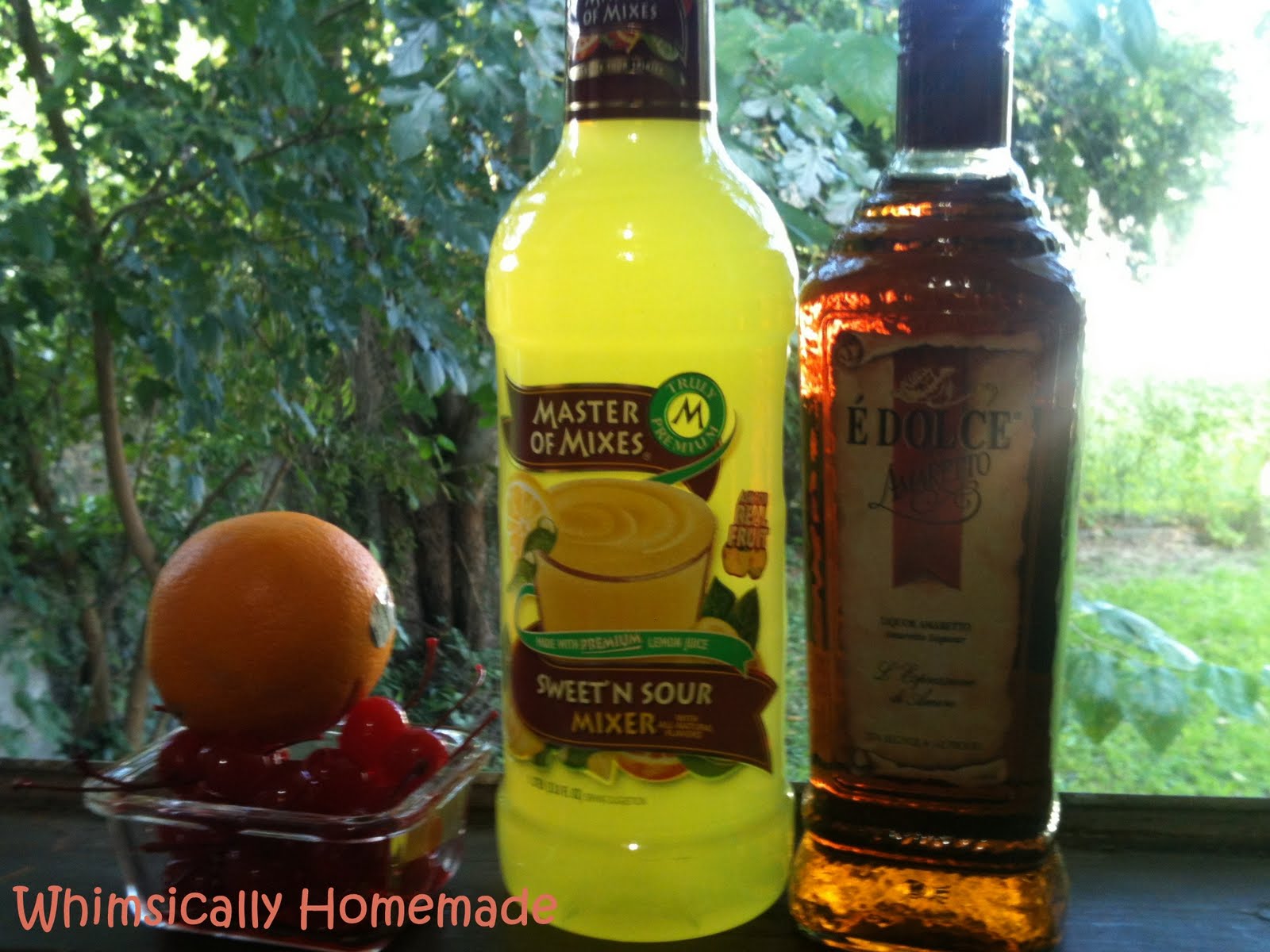 Whimsically Homemade Thirsty Thursday Amaretto Sour