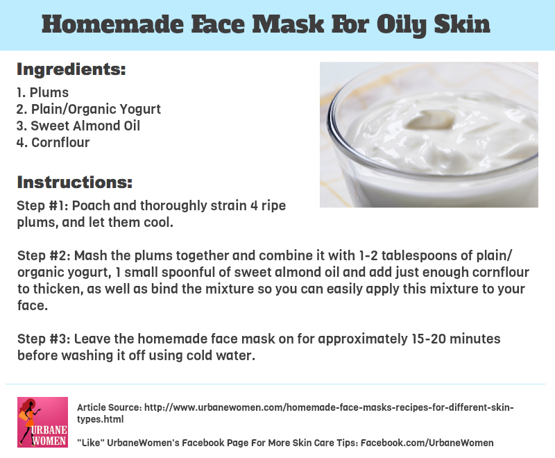 Oily skin Skin Mask diy mask oily Face Health For nutrition Homemade & face  tips: for