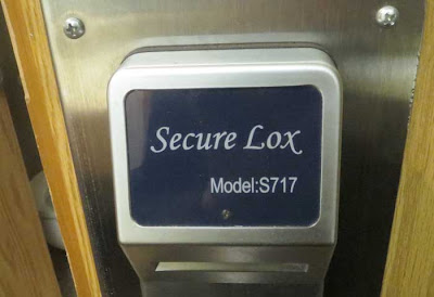 Hotel door lock with name Secure Lox