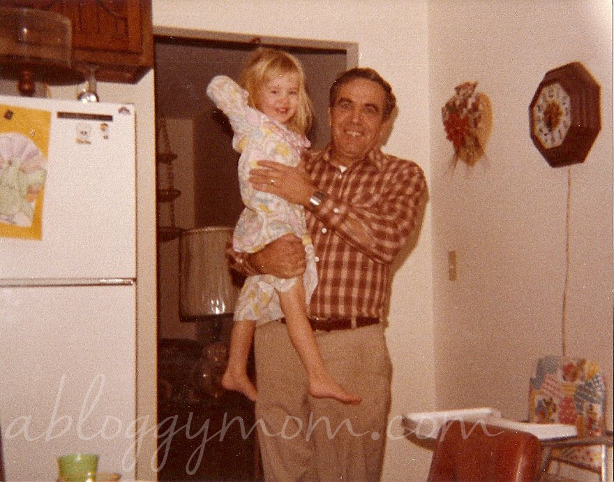 Me and my Papa on Christmas morning.