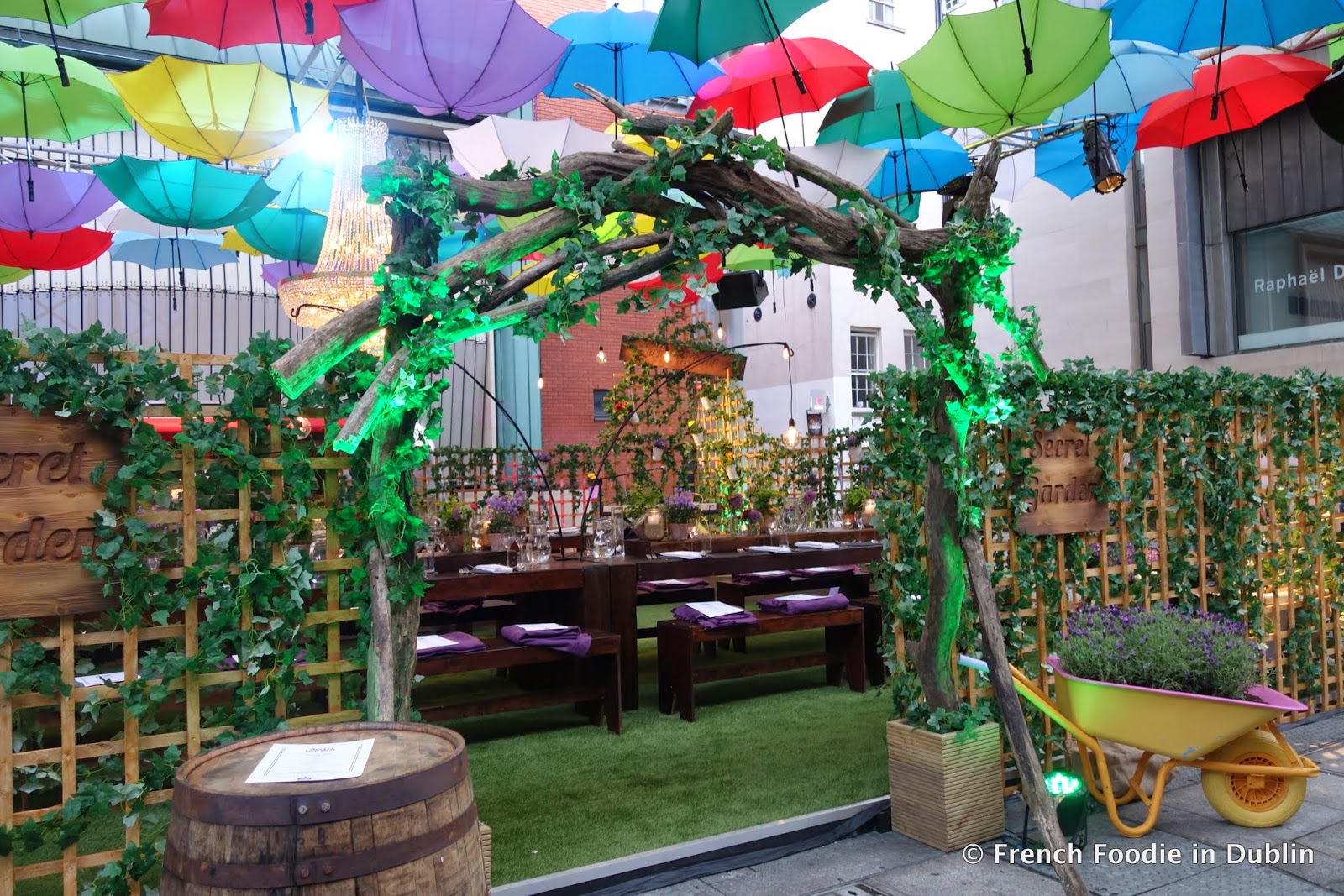 Enchanting Dining Experience Secret Garden Dublin French Foodie in