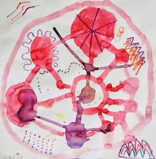 My Blue Art Room: Rainbows and Dots