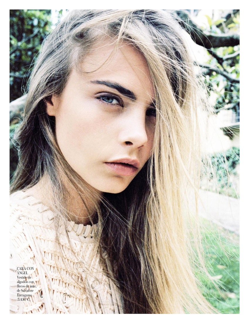 Cara Delevingne in Vogue Spain January 2013 by Quentin De Briey