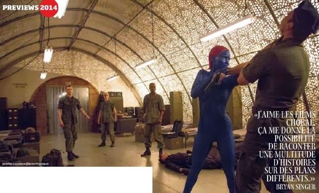 Jennifer Lawrence como Mística en X-Men Días del Futuro Pasado Jennifer Lawrence como Mística en X-Men Días del Futuro Pasado