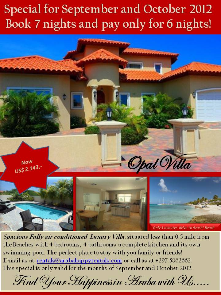 Vacation Rentals in Aruba