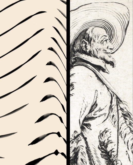 Prints and Principles: Dotted Lozenge: Goltzius sectioned oval diagram 