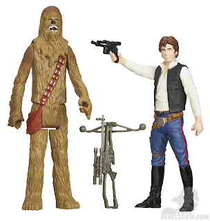 Hasbro Star Wars Mission Series: Death Star - Han Solo and Chewbacca Figures Hasbro Star Wars Mission Series: Death Star - Han Solo and Chewbacca Figures