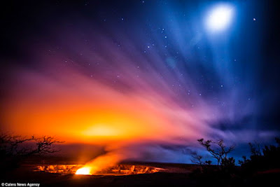 Fotoan yang Nekat karena Dekat Letusan Kilauea