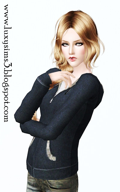 Толстовка от Luxy для Симс 3