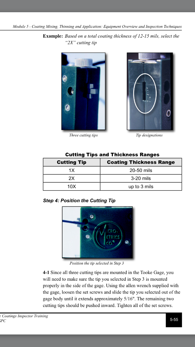 Materials & Welding Re [MW24233] Painting DFT guage for individual