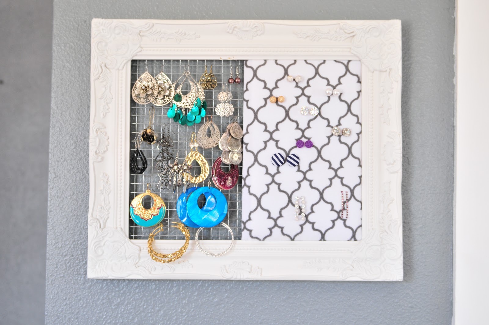 DIY Til We Die {Jacey's} Earring Organizer!