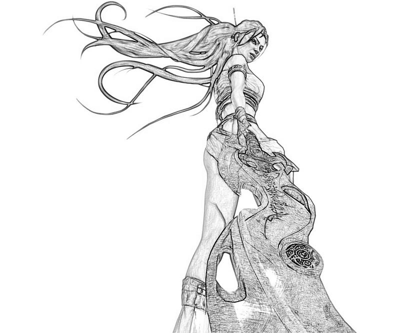 Heavenly Sword Nariko Weapon Coloring Pages heavenly-sword-nariko-weapon-coloring-pages