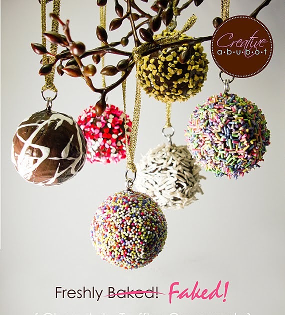 Creative Abubot Chocolate Truffles Ornaments Tutorial