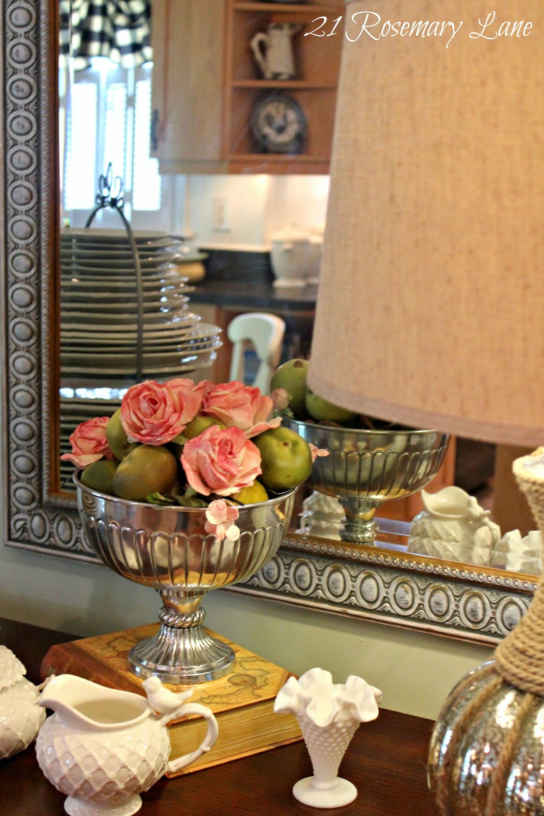 21 Rosemary Lane Hanging a Mirror in the Kitchen