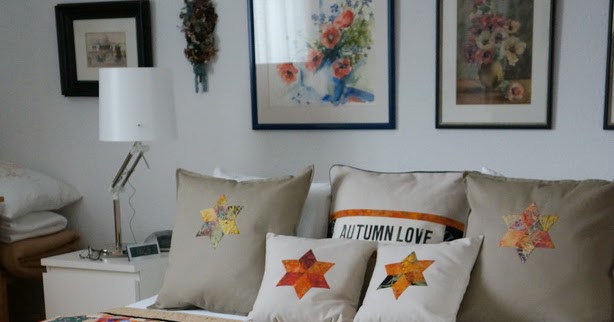 meine quilts und ich: Schlafzimmer im Herbst